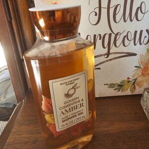 Bath & Body Works Golden Clementine & Amber shower gel